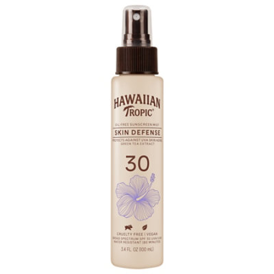 Hawaiian Tropic Antioxidant Plus Sunscreen Mist Refreshing Broad Spectrum SPF 30 - 3.4 Oz