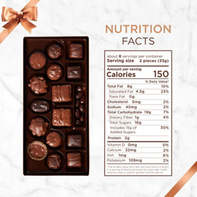 RUSSELL STOVER Assorted Milk & Dark Chocolate Gift Box 16 Count - 9.4 Oz - Image 3