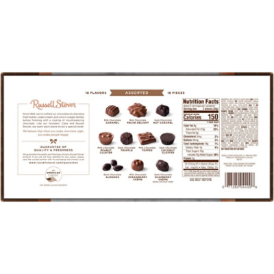RUSSELL STOVER Assorted Milk & Dark Chocolate Gift Box 16 Count - 9.4 Oz - Image 4