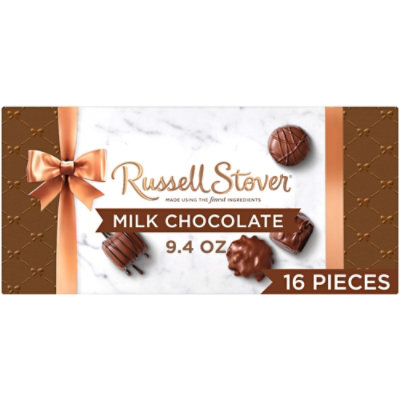 RUSSELL STOVER Assorted Milk Chocolate Gift Box 16 Count - 9.4 Oz - Image 1