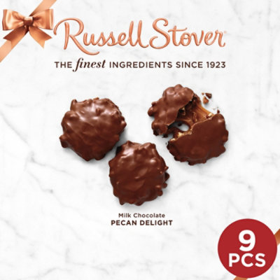 RUSSELL STOVER Pecan Delights Milk Chocolate Gift Box 9 Count - 8.1 Oz - Image 2