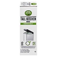Open Nature Trash Bags Compostable Kitchen - 12 Count - Image 3