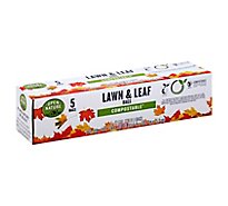 Open Nature Trash Bags Compostable Lawn & Leaf - 5 Count