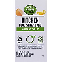 Open Nature Trash Bags Compostable Small - 25 Count - Image 2