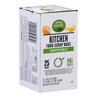 For Good Compostable Small Trash Bags 4 Gallon - 25 ct box