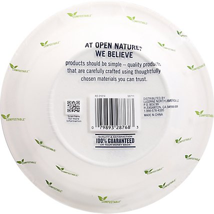 Open Nature Bowls Compostable - 20 Count - Image 4