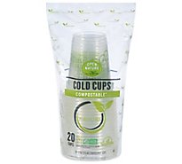 Open Nature Cups Cold Compostable - 20 Count