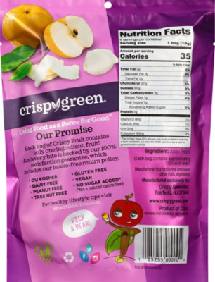 Crispy Green Crispy Fruit Pear - 2.16 Oz - Image 6