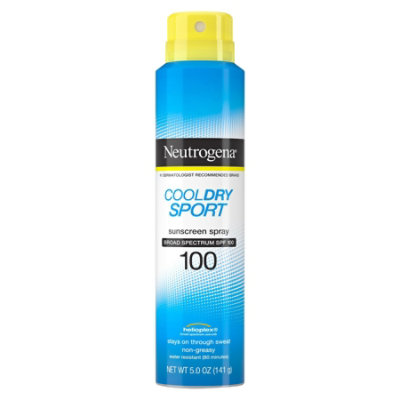  Neutrogena Cool Dry Sport Spray Spf 100 - 5 Oz 