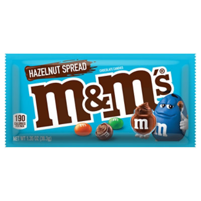M&MS Hazelnut Spread Chocolate Candy - 1.35 Oz