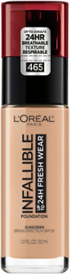 L'Oreal Paris Infallible Sand Up to 24 Hour Lightweight Fresh Wear Foundation - 1 Oz