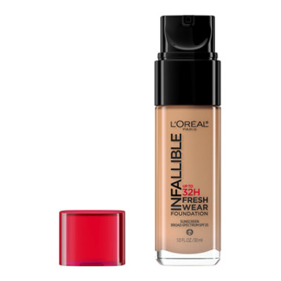 L'Oreal Paris Infallible Amber Up to 24 Hour Lightweight Fresh Wear Foundation - 1 Oz
