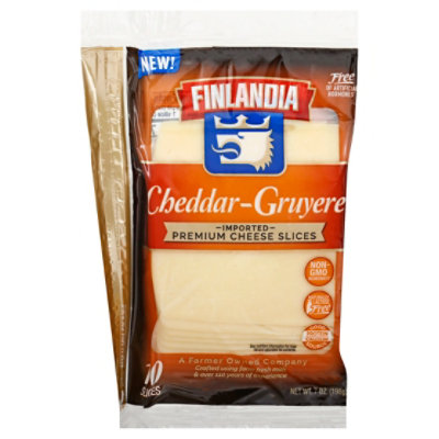 Finlandia Cheddar-Gruyere Imported Slice - 7 Oz - Image 3