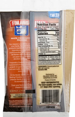 Finlandia Cheddar-Gruyere Imported Slice - 7 Oz - Image 6