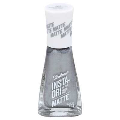 Insta Dri Matte Metal Silver - 0.31 Fl. Oz.