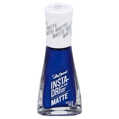 Insta Dri Matte Metal Blue Stl - 0.31 Fl. Oz.