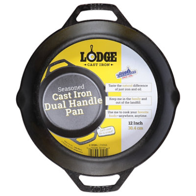 Lodge Cast Iron Dual Handle Pan 12in - Each - Image 3