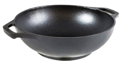 Lodge Cast Iron Wok 9in - Each