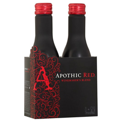 Apothic Red Blend Red Wine Aluminum Bottles - 2-250 Ml - Image 1