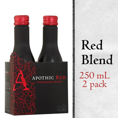 Apothic Red Blend Red Wine Aluminum Bottles - 2-250 Ml - Image 2