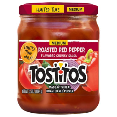 Tostitos Roasted Red Pepper Salsa Jar - 15.5 Oz - Image 3