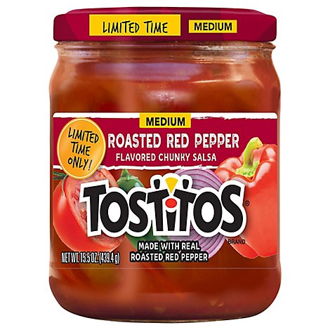 Tostitos Roasted Red Pepper Salsa Jar - 15.5 Oz