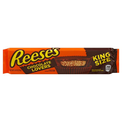 Reeses Peanut Butter Cups Chocolate Lovers King Size - Each - Image 3