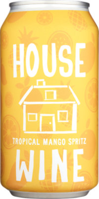House Wine Can Tropical Mango Wine - 375 Ml