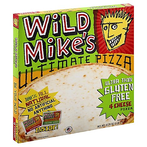 Wild Mikes Pizza Ultimate Gluten Free Cheese Frozen - 17.79 Oz