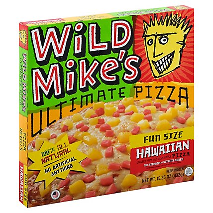 Wild Mikes Pizza Ultimate Fun Size Hawaiian 9 Inch Frozen - 15.25 Oz - Image 1