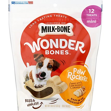Milk Bone Wonder Bones Chkn Mini Paw Rockers - 18.8 Oz - Image 2