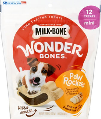 Milk Bone Wonder Bones Chkn Mini Paw Rockers - 18.8 Oz - Image 2