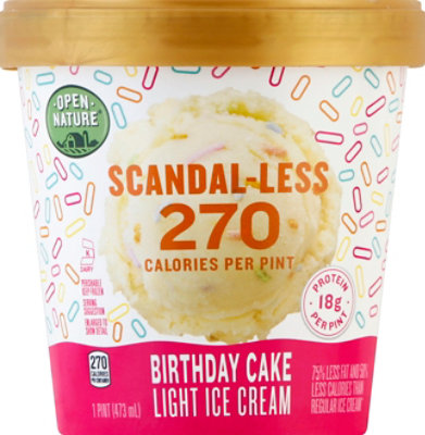 Open Nature Ice Cream Scandaless Birthday Cake - 1 Pint - Image 2