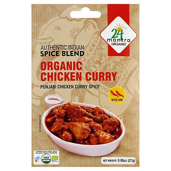 24 Mantra OrganicSpice Blend Chicken Curry - .85 Oz