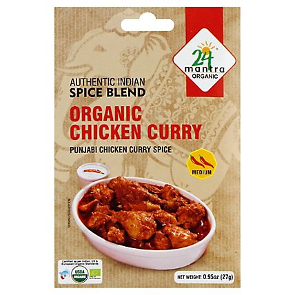 24 Mantra OrganicSpice Blend Chicken Curry - .85 Oz - Image 1