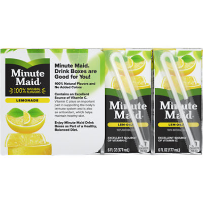 Minute Maid Lemonade Cartons 6 Fl Oz 8 Pack - 48 Fl. Oz. - Image 7