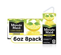 Minute Maid Lemonade Cartons 6 Fl Oz 8 Pack - 48 Fl. Oz.