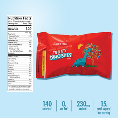Malt O Meal Fruity Dyno Bites - 25 Oz - Image 5