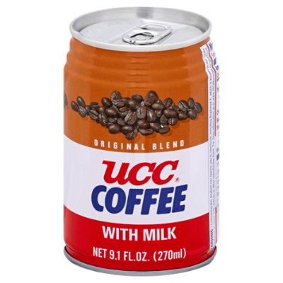 UCC Coffee Blend With Milk Original - 9.1 Fl. Oz.
