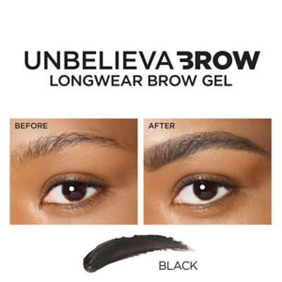L'Oreal Paris Unbelieva-Brow Longwear Waterproof Tinted Brow Gel Black - 0.15 Fl. Oz. - Image 5