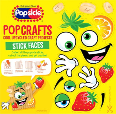 Popsicle Fruit Pops Banana Orange Strawberry - 12 Count - Image 6