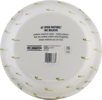 Open Nature Plates Compostable - 20 Count - Image 5