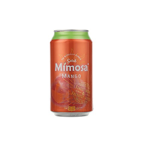 Soleil Mango Mimosa Can Wine - 375 Ml