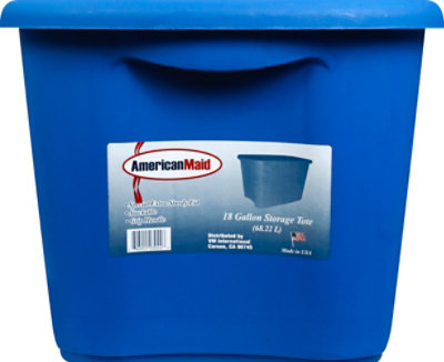 AmericanMaid Plastic Storage Tote - 18 Gallon - Image 2