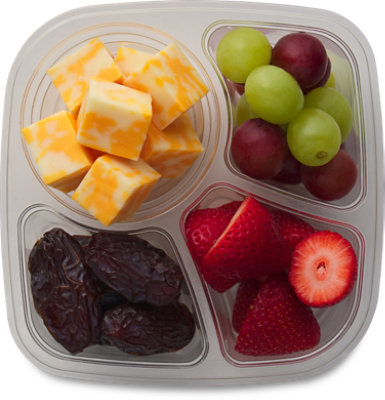 Dates Grapes Strawberry Cheese Tray - Image 1