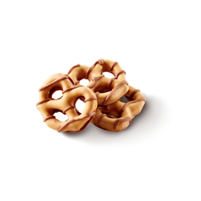 REESE'S Peanut Butter Candy Drizzled In Milk Chocolate Dipped Pretzels Bag - 4.25 Oz - Image 3