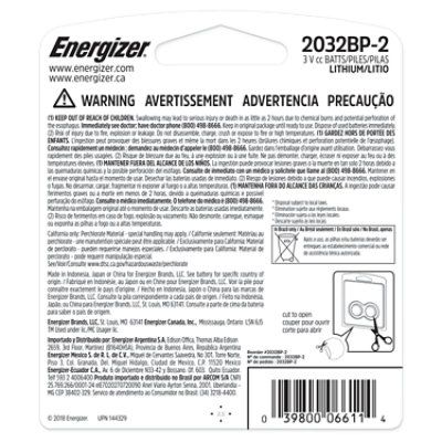 Enrgzr Electronic Batt 2032 - 2 Count - Image 5