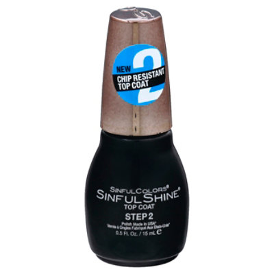 Sinful Shine Top Coat - 0.5 Fl. Oz.