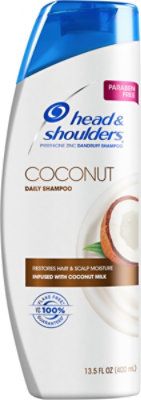 Head & Shoulders Coconut Daily Use Anti-Dandruff Paraben Free Shampoo - 13.5 Fl. Oz. - Image 2