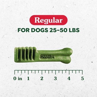 Greenies Original Regular Natural Dog Dental Care Chews Oral Health Dog Treats 12 Count - 12 Oz - Image 2